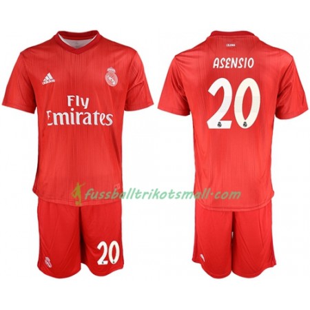Fußballtrikots Real Madrid Asensio 20 Kinder 2018-2019 Kurzarm Ausweichtrikot kaufen